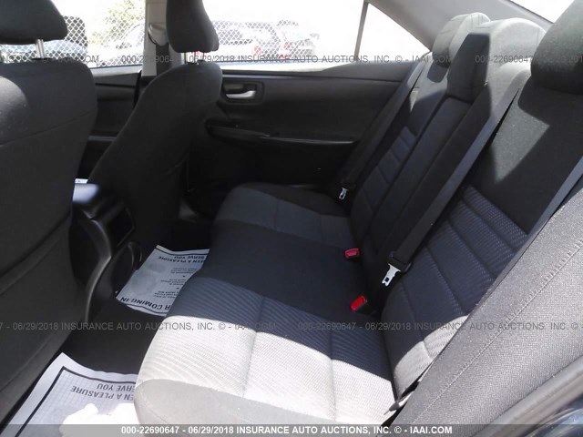 4T1BF1FK0FU112252 - 2015 TOYOTA CAMRY LE/XLE/SE/XSE Dark Blue photo 8