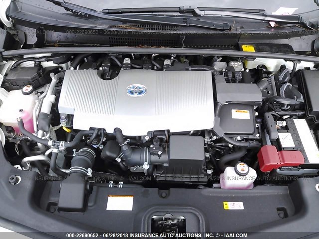 JTDKARFPXH3021253 - 2017 TOYOTA PRIUS PRIME  白色 照片 10