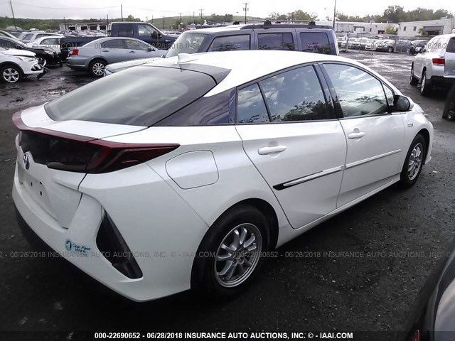 JTDKARFPXH3021253 - 2017 TOYOTA PRIUS PRIME  白色 照片 4