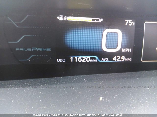 JTDKARFPXH3021253 - 2017 TOYOTA PRIUS PRIME  白色 照片 7