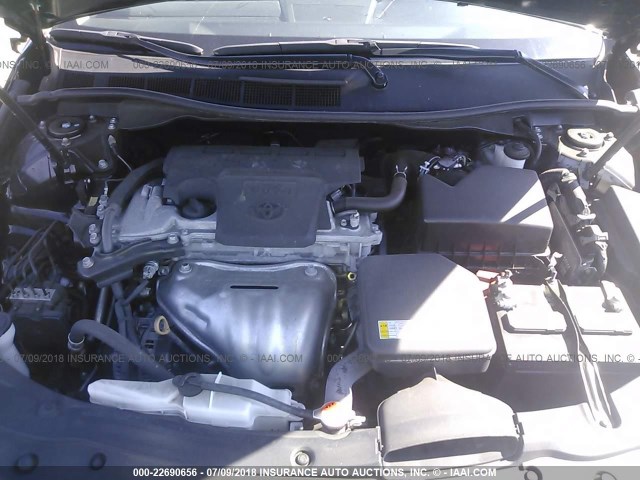 4T1BF1FK5GU230198 - 2016 TOYOTA CAMRY LE/XLE/SE/XSE BLACK photo 10