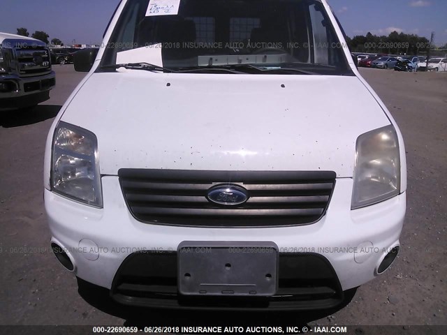NM0LS6BN1AT042029 - 2010 FORD TRANSIT CONNECT XLT WHITE photo 6