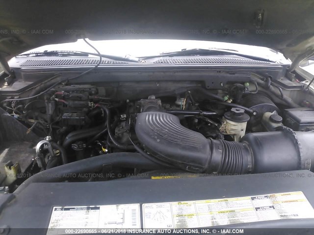 5LMPU28L0WLJ18059 - 1998 LINCOLN NAVIGATOR GRAY photo 10