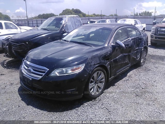 1FAHP2FW5AG132451 - 2010 FORD TAURUS LIMITED BLACK photo 2