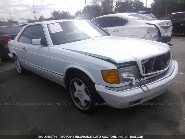 WDBCA45E5KA450583 - 1989 MERCEDES-BENZ 560 SEC WHITE photo 1