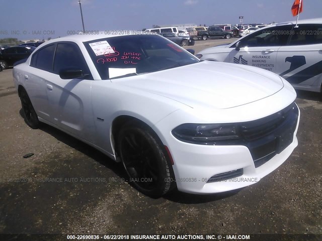 2C3CDXCT9GH228007 - 2016 DODGE CHARGER R/T WHITE photo 1