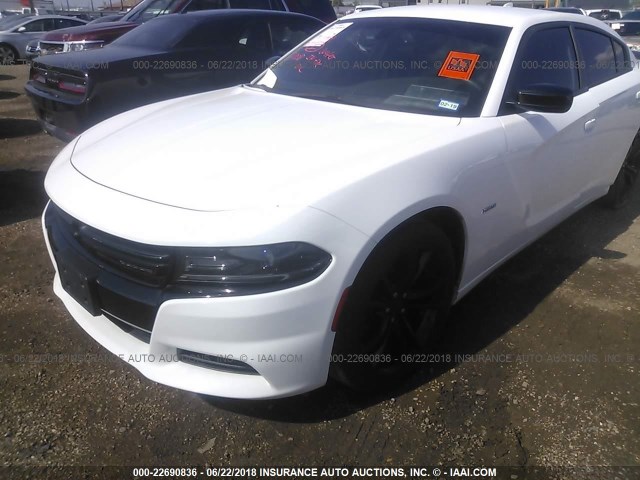 2C3CDXCT9GH228007 - 2016 DODGE CHARGER R/T WHITE photo 6