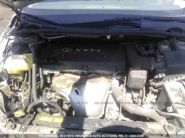 JTKDE177170194732 - 2007 TOYOTA SCION TC 银色 照片 10