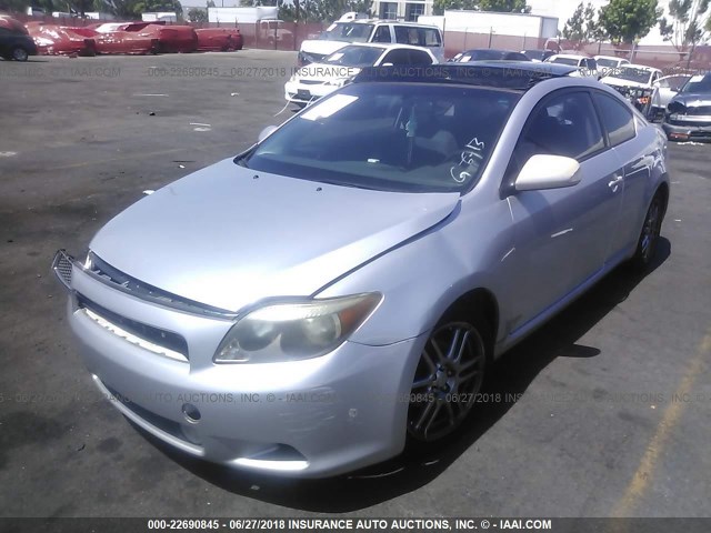 JTKDE177170194732 - 2007 TOYOTA SCION TC 银色 照片 2