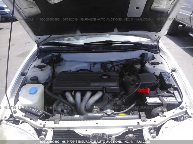1NXBR12E0YZ356011 - 2000 TOYOTA COROLLA VE/CE/LE 白色 照片 10