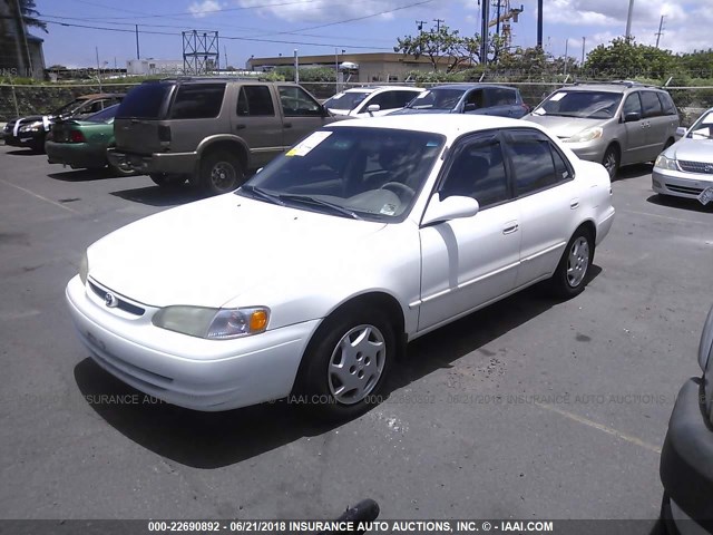 1NXBR12E0YZ356011 - 2000 TOYOTA COROLLA VE/CE/LE 白色 照片 2