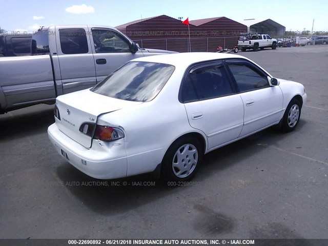 1NXBR12E0YZ356011 - 2000 TOYOTA COROLLA VE/CE/LE 白色 照片 4