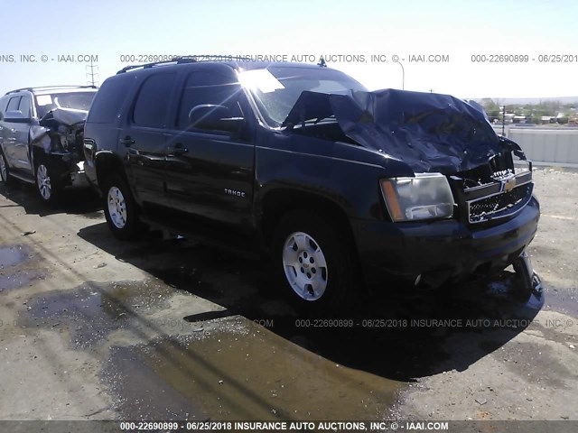 1GNSCBE01BR280456 - 2011 CHEVROLET TAHOE C1500 LT BLACK photo 1