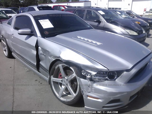 1ZVBP8CF7D5260310 - 2013 FORD MUSTANG GT SILVER photo 6