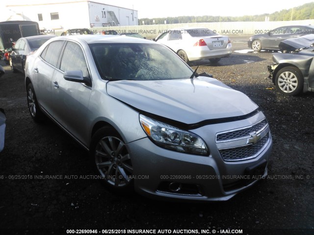 1G11H5SA0DF328756 - 2013 CHEVROLET MALIBU LTZ 银色 照片 1