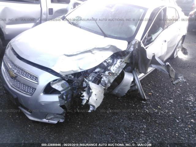 1G11H5SA0DF328756 - 2013 CHEVROLET MALIBU LTZ 银色 照片 6