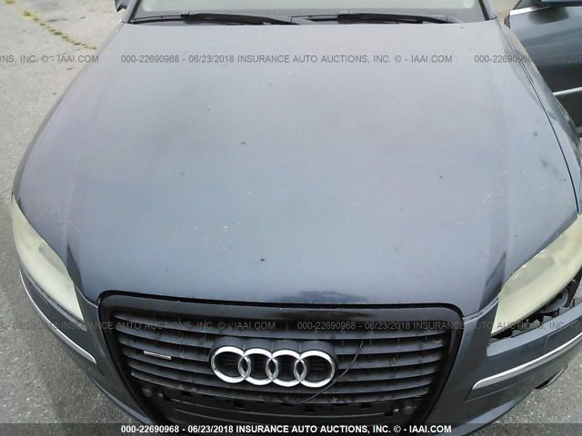 WAUML44E46N021724 - 2006 AUDI A8 L QUATTRO GRAY photo 10