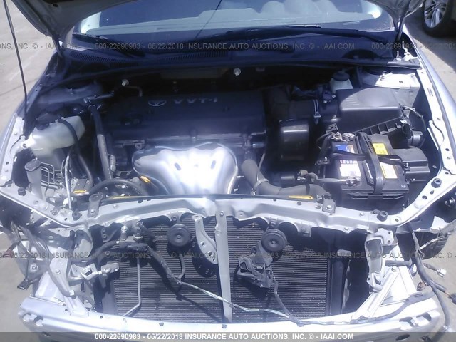 JTKDE177770192466 - 2007 TOYOTA SCION TC 银色 照片 10