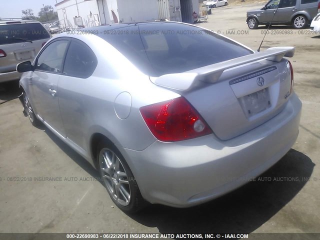 JTKDE177770192466 - 2007 TOYOTA SCION TC 银色 照片 3