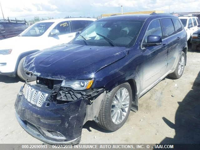 1C4RJFJT5HC772682 - 2017 JEEP GRAND CHEROKEE SUMMIT BLACK photo 2