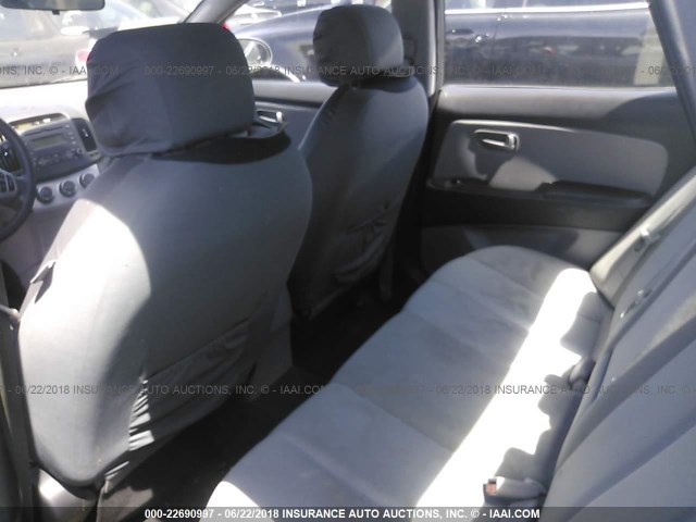 KMHDU46D99U819713 - 2009 HYUNDAI ELANTRA GLS/SE GRAY photo 8