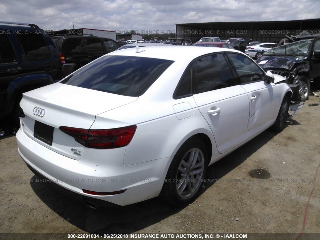 WAUGMAF47HN060971 - 2017 AUDI A4 ULTRA PREMIUM WHITE photo 4