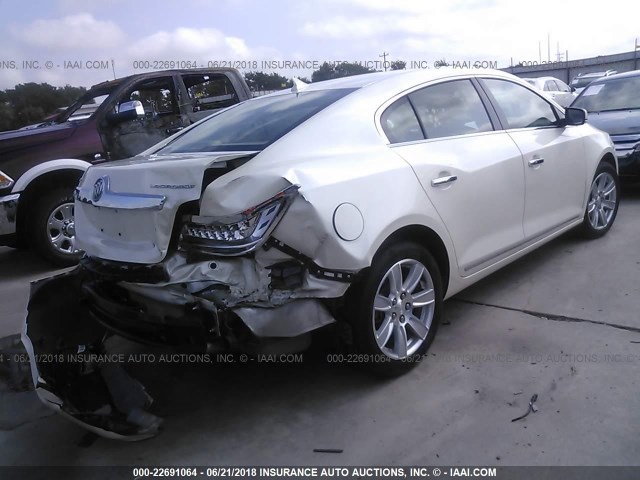 1G4GF5E37DF131843 - 2013 BUICK LACROSSE PREMIUM WHITE photo 4