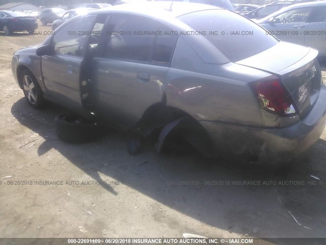 1G8AL55F96Z164867 - 2006 SATURN ION LEVEL 3 GRAY photo 6