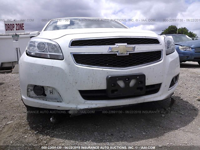 1G11E5SA5DU139556 - 2013 CHEVROLET MALIBU 2LT WHITE photo 6