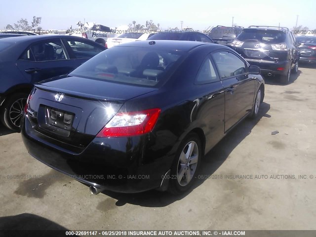 2HGFG12948H580658 - 2008 HONDA CIVIC EXL შავი ფოტო 4