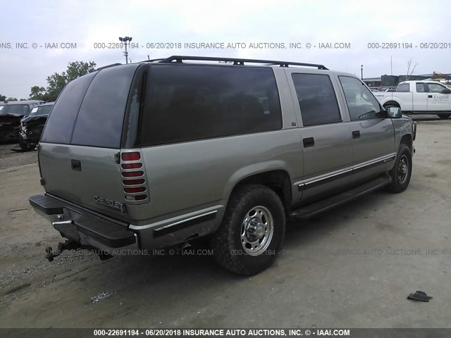 3GNGC26R2XG156996 - 1999 CHEVROLET SUBURBAN C2500 TAN photo 4