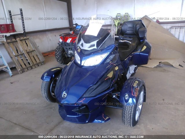 2BXJBKC17BV000687 - 2011 CAN-AM SPYDER ROADSTER RT BLUE photo 5