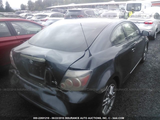 JTKDE3B70A0313221 - 2010 TOYOTA SCION TC GRAY photo 4