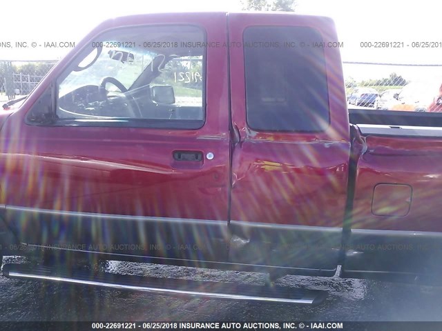 1FTZR45EX6PA14416 - 2006 FORD RANGER SUPER CAB MAROON photo 6