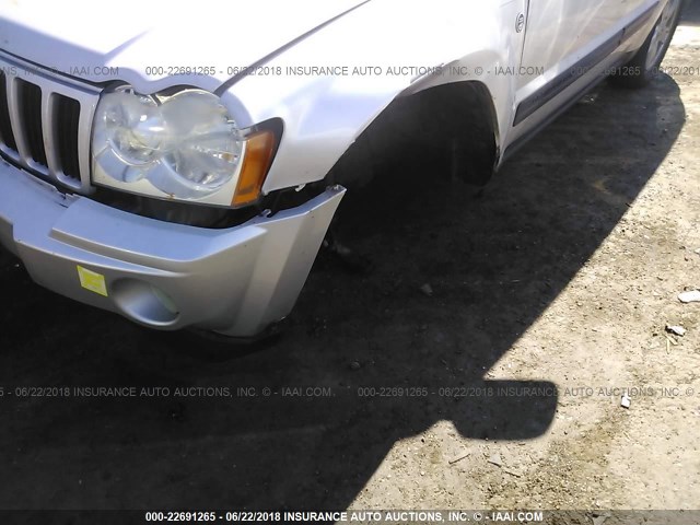 1J4HR48N26C101283 - 2006 JEEP GRAND CHEROKEE LAREDO/COLUMBIA/FREEDOM 银色 照片 6