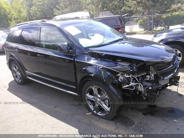 3C4PDDGG1ET282026 - 2014 DODGE JOURNEY CROSSROAD BLACK photo 1