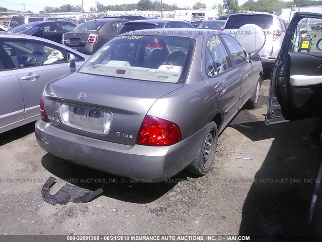 3N1CB51D75L506556 - 2005 NISSAN SENTRA 1.8/1.8S TAN photo 4