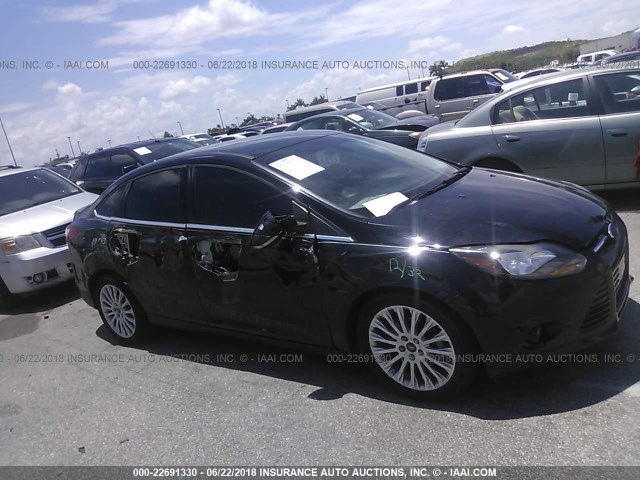 1FAHP3J28CL270876 - 2012 FORD FOCUS TITANIUM BLACK photo 6