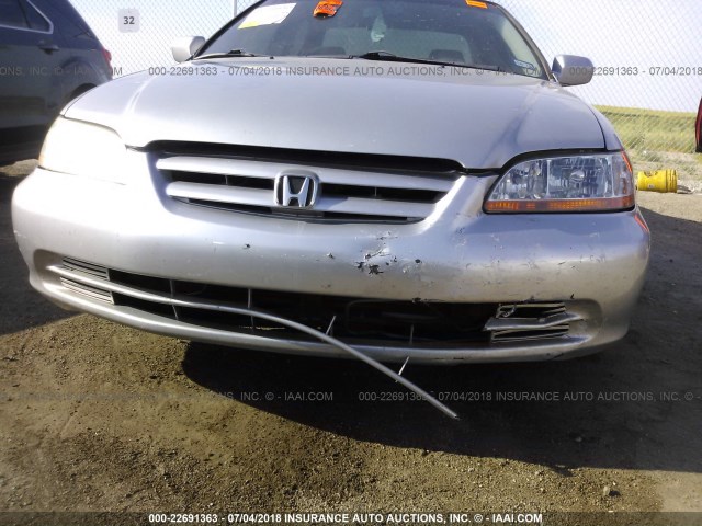 JHMCG56732C028871 - 2002 HONDA ACCORD SE SILVER photo 6