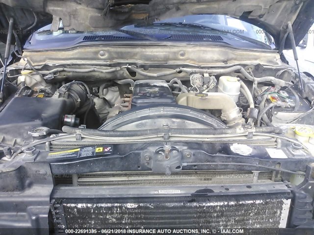 3D7KS28C05G705144 - 2005 DODGE RAM 2500 ST/SLT 黑色 照片 10