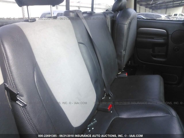 3D7KS28C05G705144 - 2005 DODGE RAM 2500 ST/SLT 黑色 照片 8