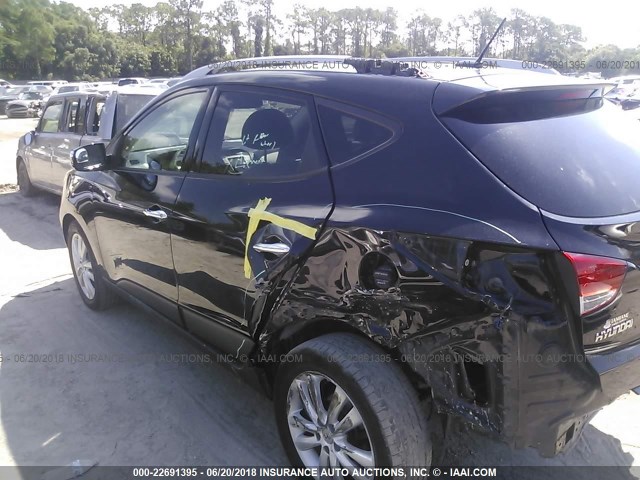 KM8JU3AC2BU295029 - 2011 HYUNDAI TUCSON GLS/LIMITED 黑色 照片 3