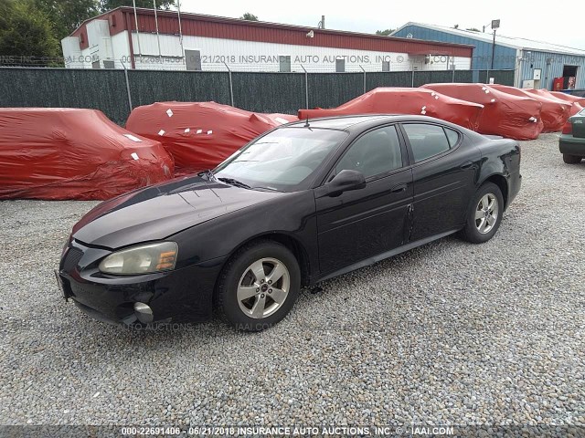 2G2WP522451196171 - 2005 PONTIAC GRAND PRIX Чорний фото 2