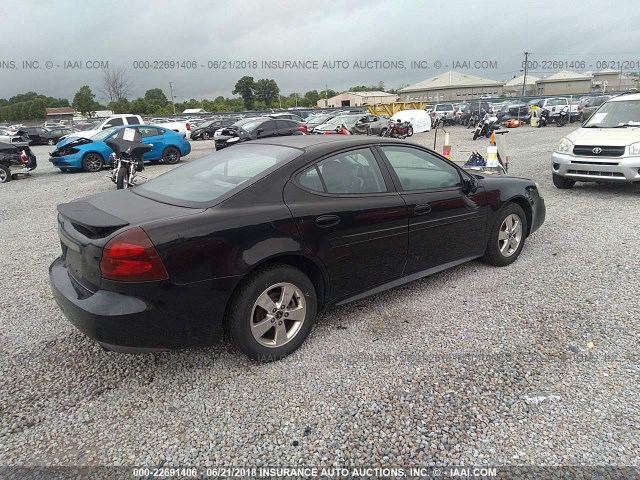 2G2WP522451196171 - 2005 PONTIAC GRAND PRIX Чорний фото 4