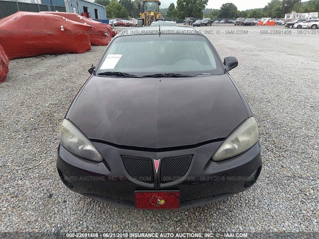 2G2WP522451196171 - 2005 PONTIAC GRAND PRIX Чорний фото 6