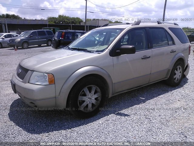 1FMZK041X6GA37749 - 2006 FORD FREESTYLE SE BEIGE photo 2