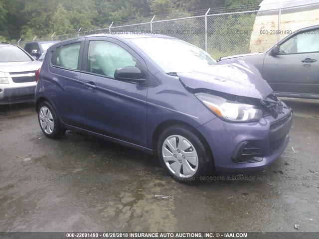 KL8CB6SA7HC746562 - 2017 CHEVROLET SPARK LS PURPLE photo 1