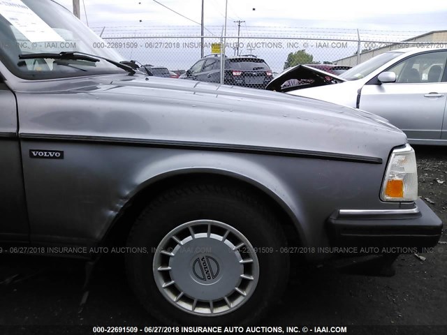 YV1AS8802N1475470 - 1992 VOLVO 240 GL GRAY photo 6