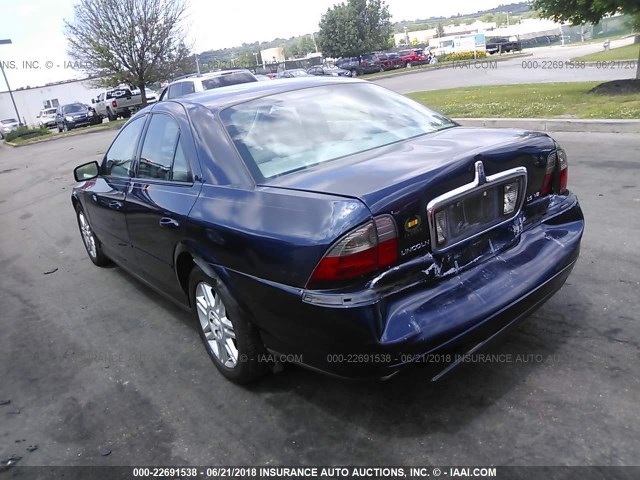 1LNHM87A14Y621495 - 2004 LINCOLN LS 蓝色 照片 3