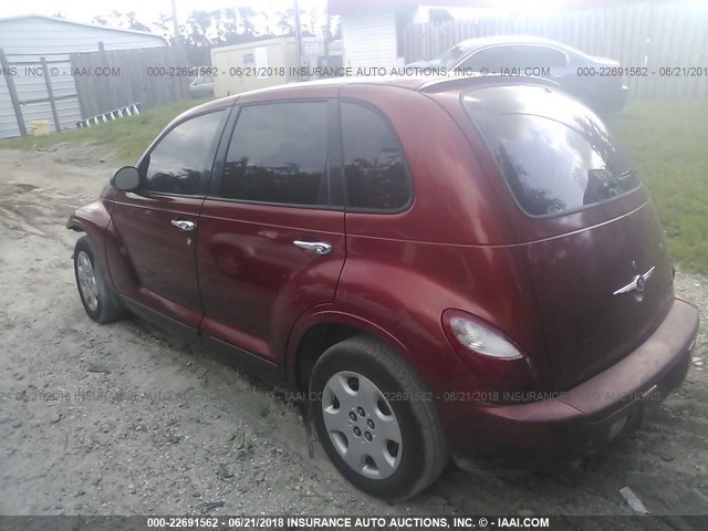 3A4FY58B07T550618 - 2007 CHRYSLER PT CRUISER TOURING RED photo 3